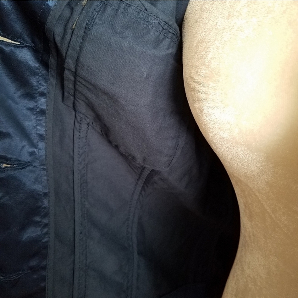 Chico's‎ Women Casual Sheen Atalia Jacket Colonial Blue Size XS 4 Chico Size 0 - Picture 5 of 8